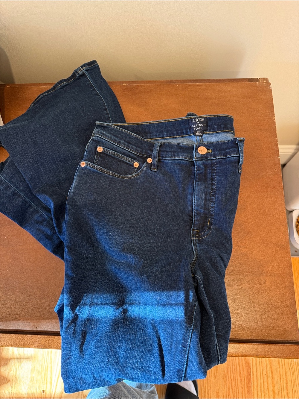 J. Crew Women's full length flare Jeans 28